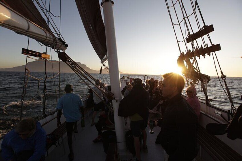 Cape Town 1.5 Hours Sunset Cruise - The Spirit of Victoria