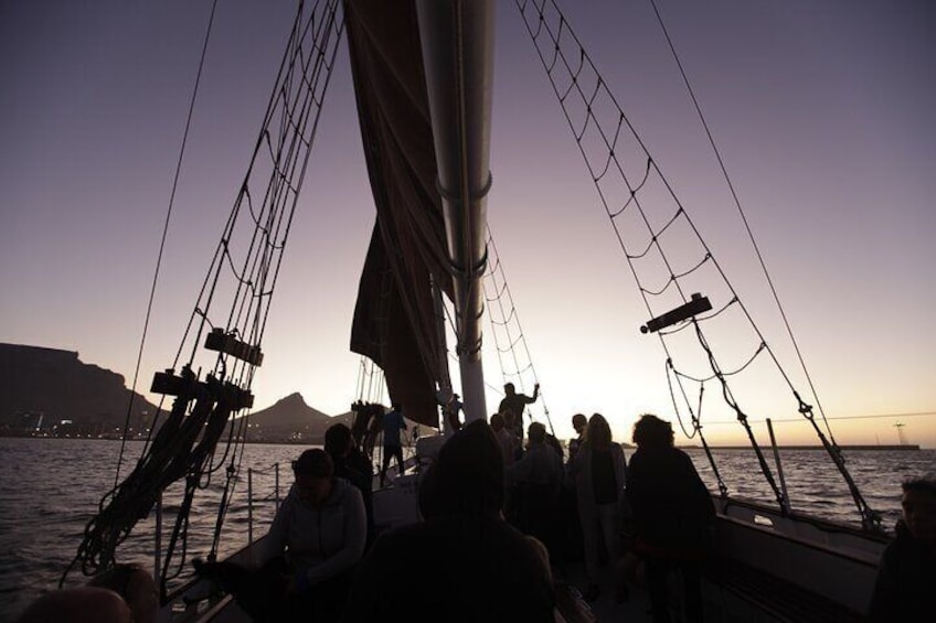 Cape Town 1.5 Hours Sunset Cruise - The Spirit of Victoria