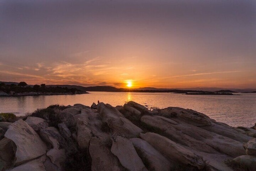Vourvourou Bay Sunset Scenery