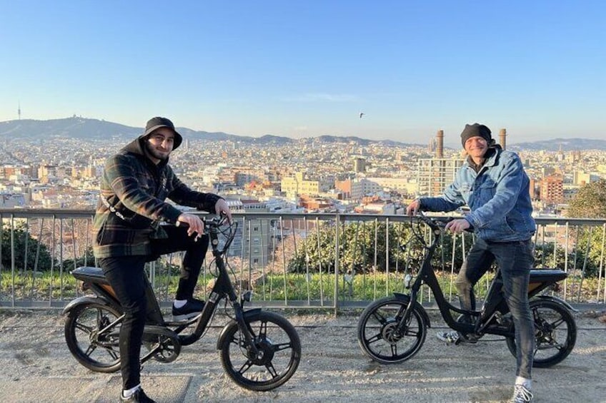 Barcelona Guided Montjuic 3-hour E-Bike Tour