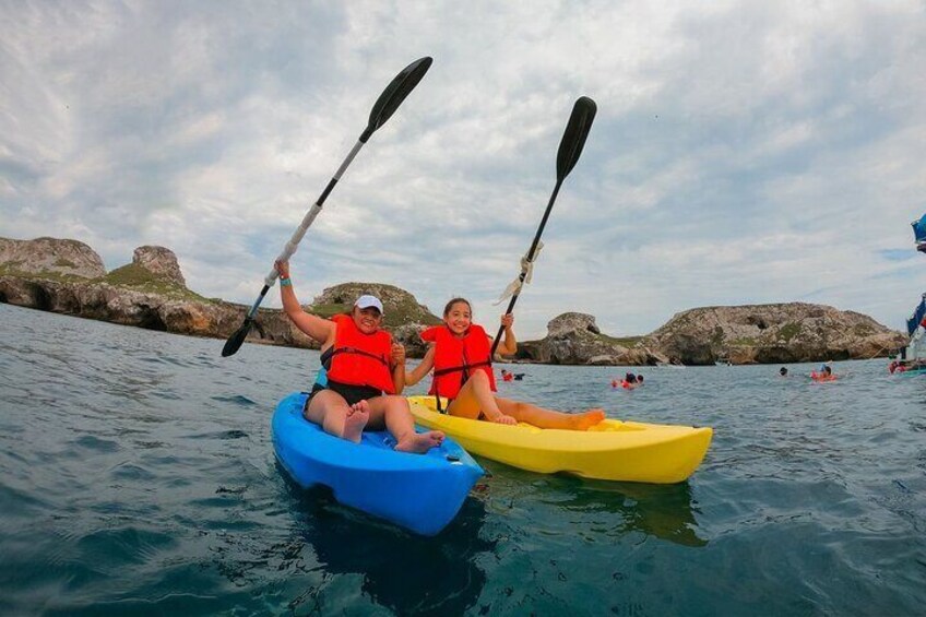 Full Day Tour to Islas Marietas, Nopalera Beach in Catamaran