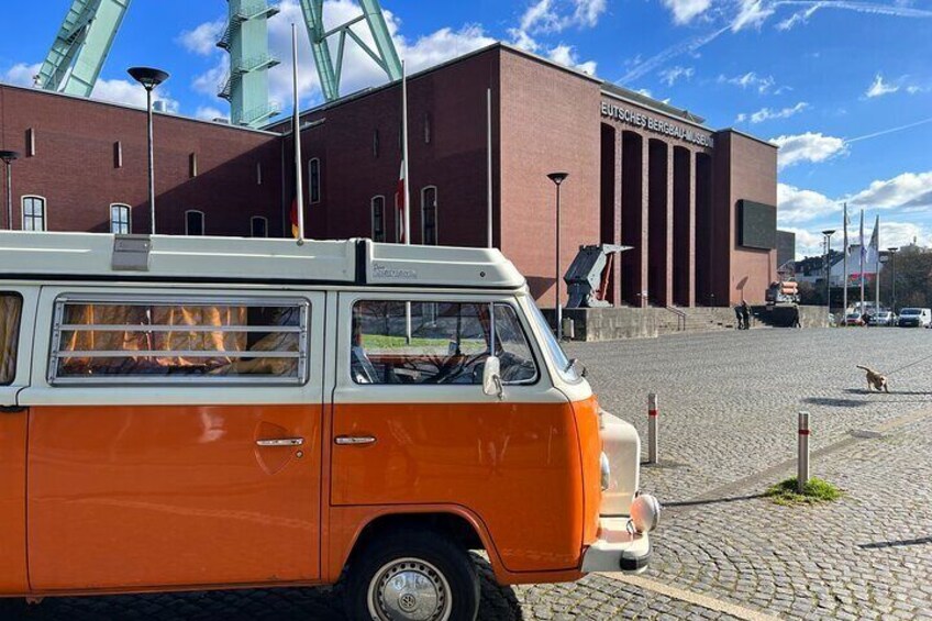 Private city tour VW Bulli meets mining museum in Bochum
