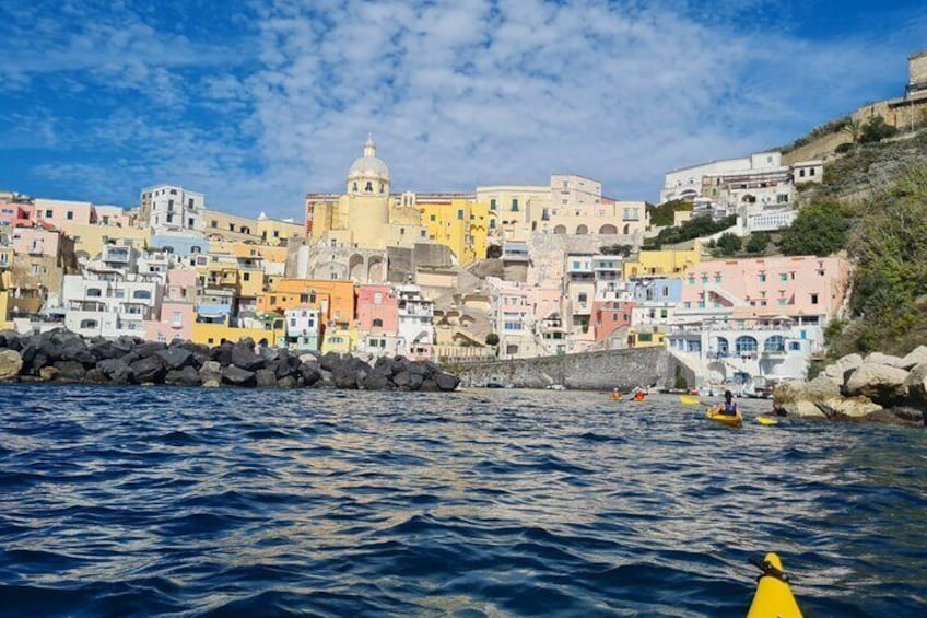 Kayak tour Procida Island full day (Amalfi coast)
