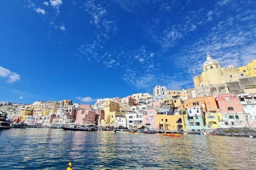 Kayak tour Procida Island full day (Amalfi coast)