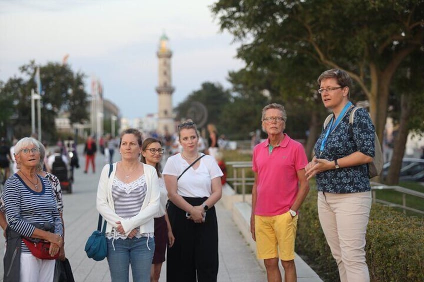 Guided tour of the seaside resort of Warnemuende