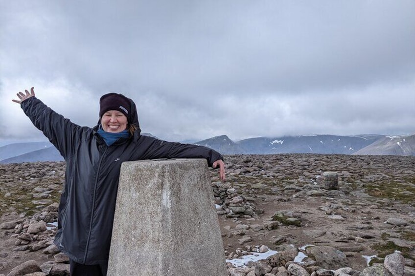 The elation of reaching your first Munro summit!