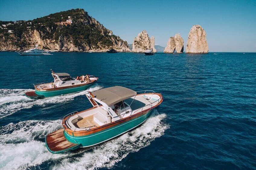 Boat Tour of Capri and Sorrento Coast from Sorrento