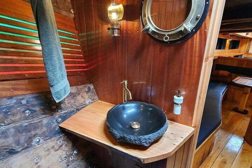 Our Faroese granit bathroom sink