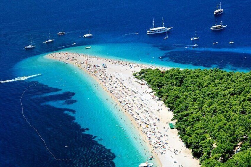 Golden Horn Beach & North Shore of Hvar Island Private Boat Tour