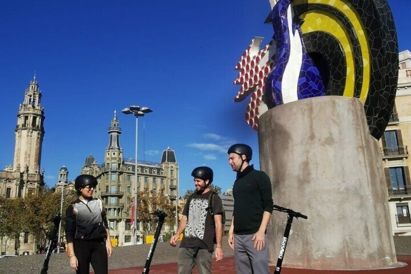 Guided Electric Scooter Tour in Barcelona