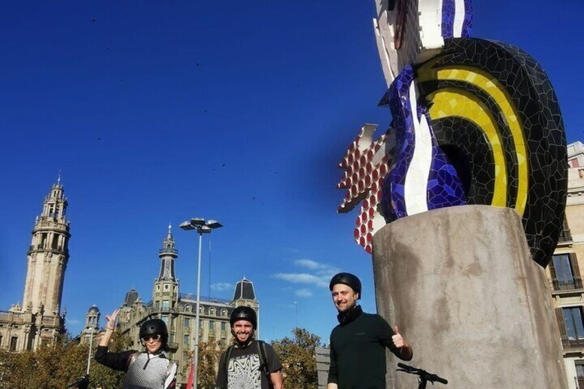Guided Electric Scooter Tour in Barcelona