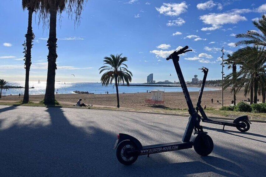 Guided Electric Scooter Tour in Barcelona