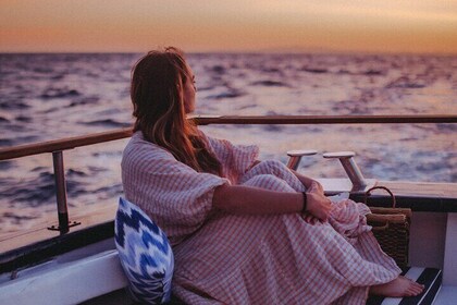 3-hour boat trip at sunset in the bay of Palma