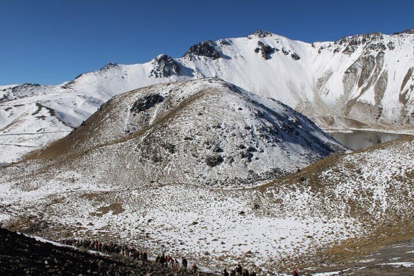 Hike Snowy Mountain Nevado Toluca (Private Tour from Mexico city)