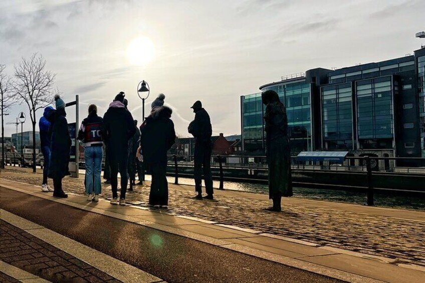 Famine Memorial,
North Wall Quay