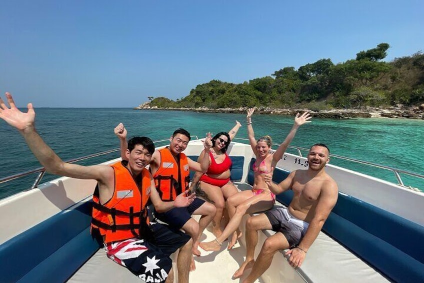 Speedboat Tour From Pattaya to Koh Larn Coral & Sak Island