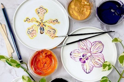 Paint Beautiful Orchids on Your Ornamental Ceramic Dish