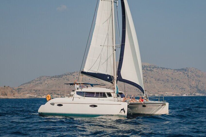 Catamaran Day Cruise Kiotari/Rhodos with Lunch and Drinks