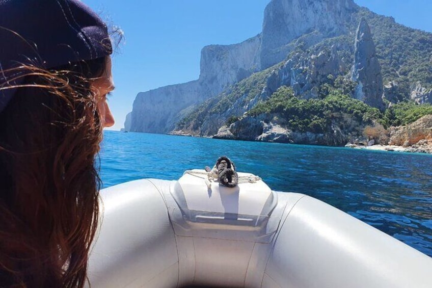 From Cala Gonone: Dinghy trip in the Gulf of Orosei