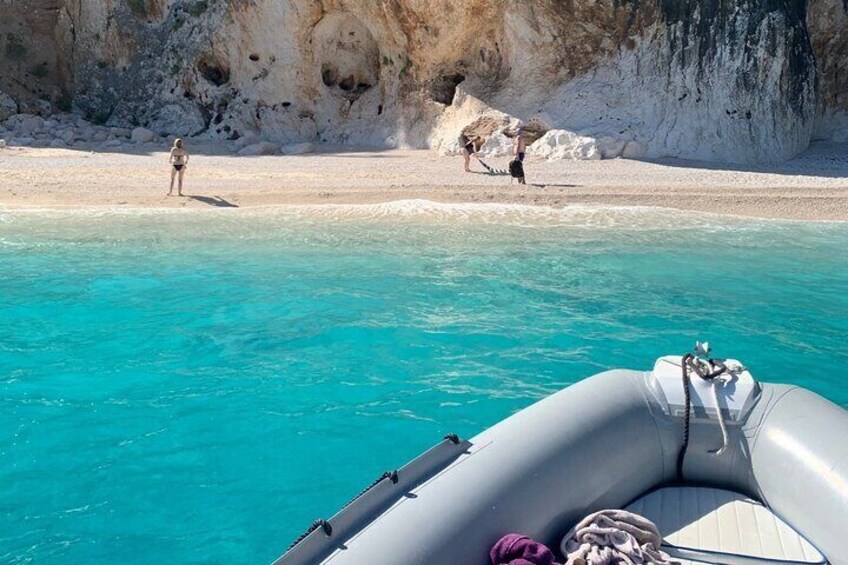 From Cala Gonone: Dinghy trip in the Gulf of Orosei