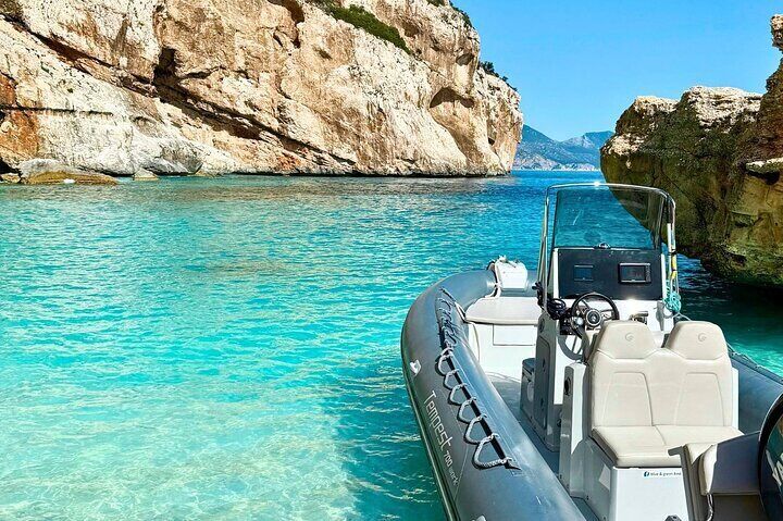 From Cala Gonone: Dinghy trip in the Gulf of Orosei