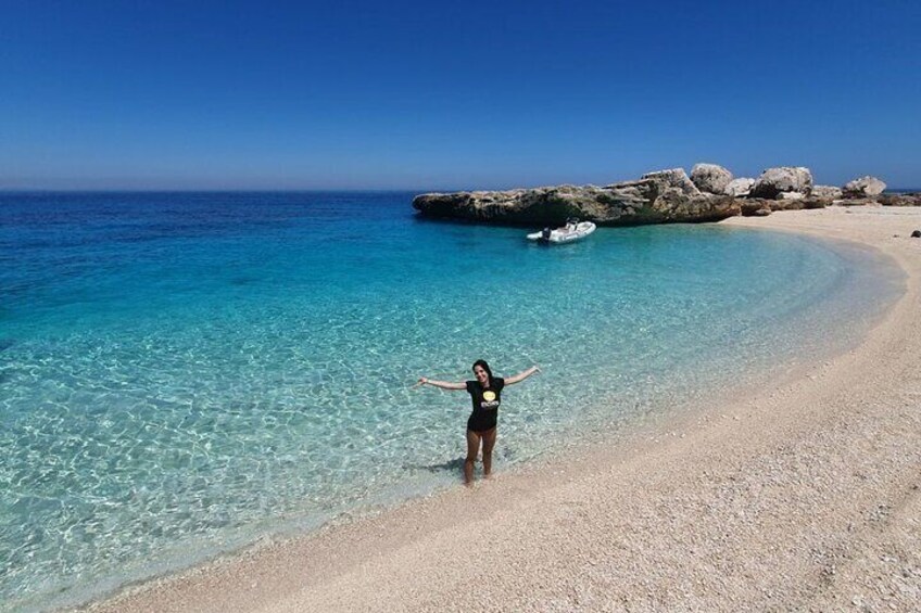 From Cala Gonone: Dinghy trip in the Gulf of Orosei