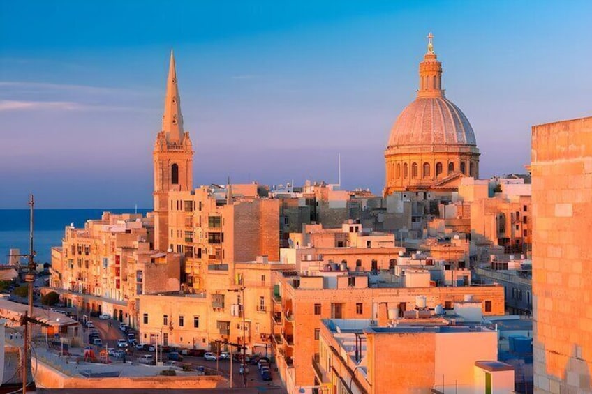 Valletta (Malta's capital Valletta is a fortified city located on a hilly peninsula between two of the finest natural harbours in the Mediterranean)