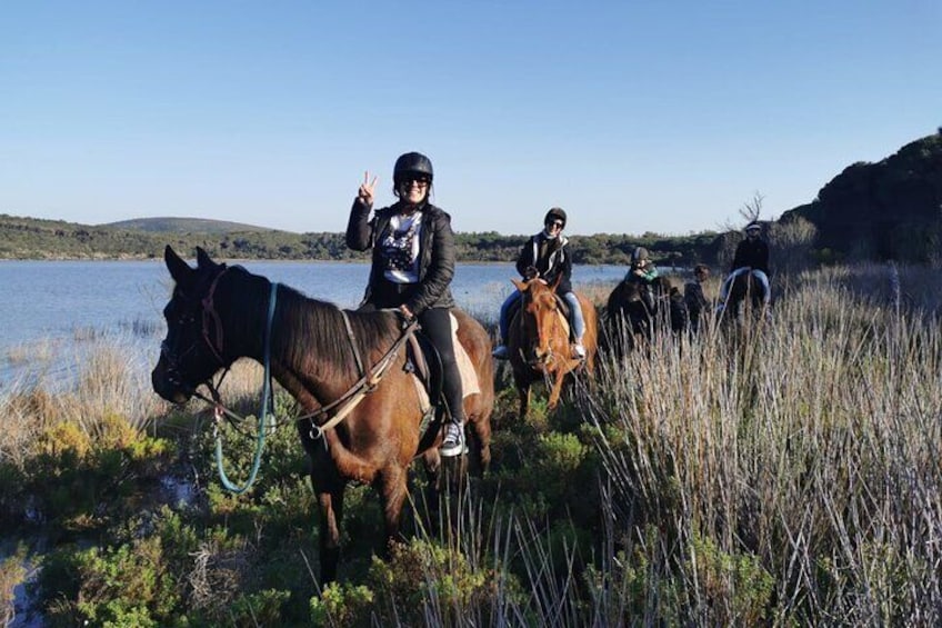 Alghero: Guided Horseback Ride at Lake Baratz & Porto Ferro