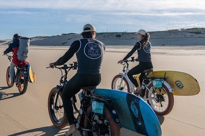 Discover the Landes beaches by Surfing and Fat Bike