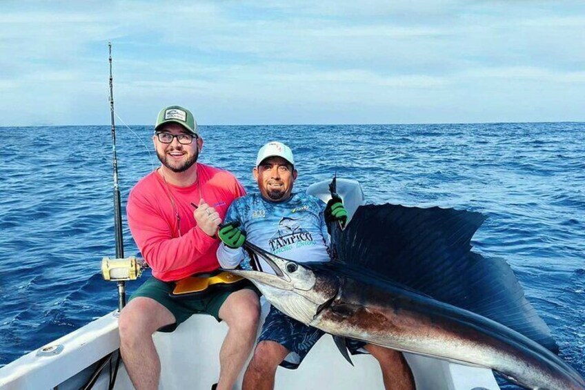 This is pure sport fishing in Huatulco.