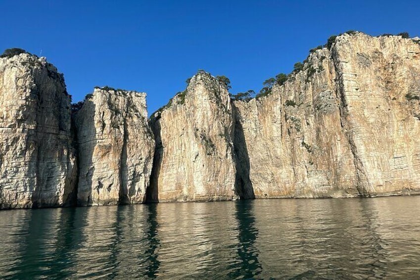 Tourist boat tour of the Gaeta peninsula