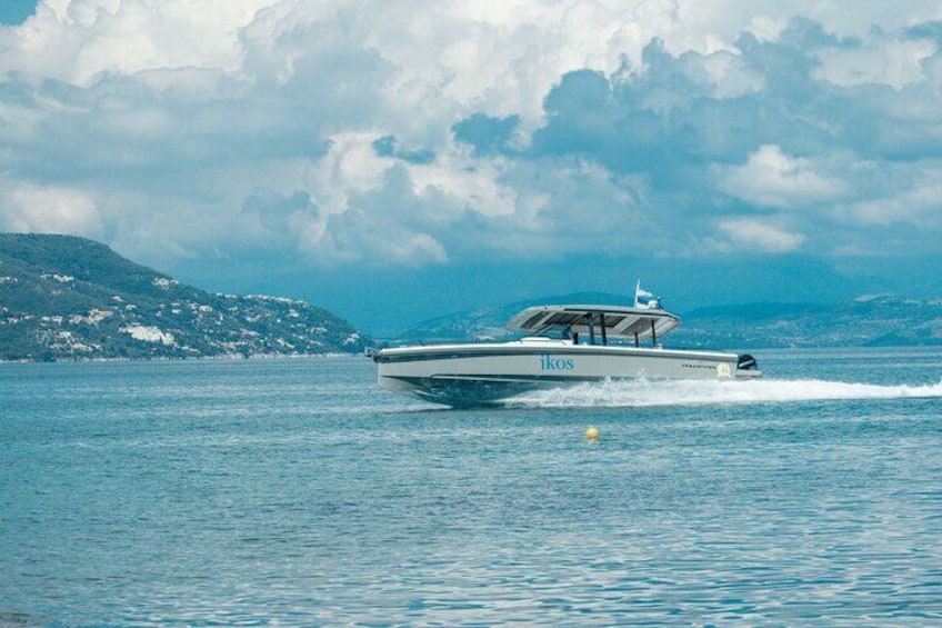 Corfu Island Sunset Cruise on Speed Boat