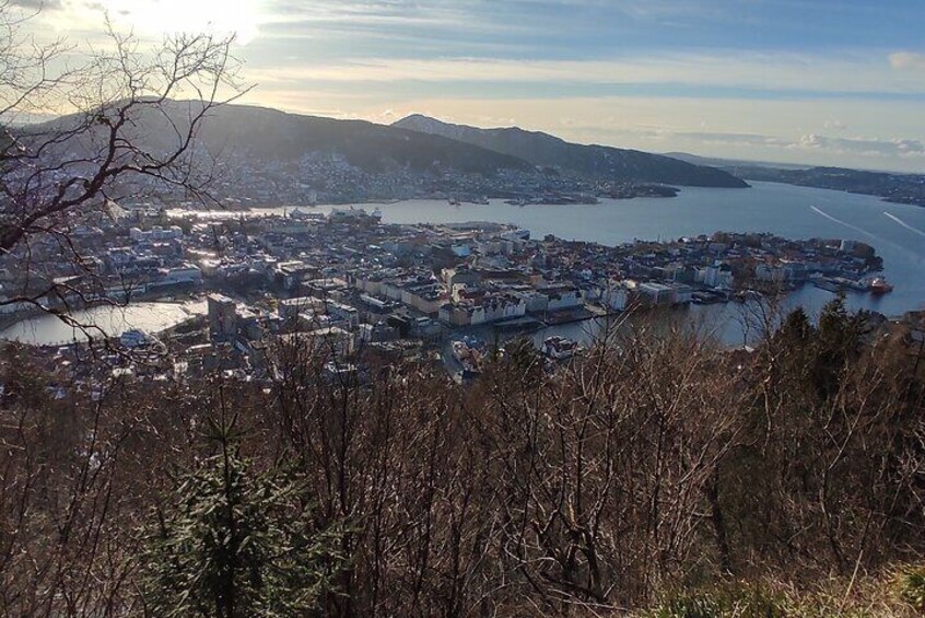 Bergen from the mountains