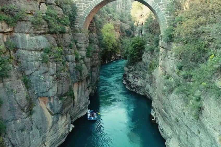 Tazi Canyon Selge and Adam Rocks from Alanya