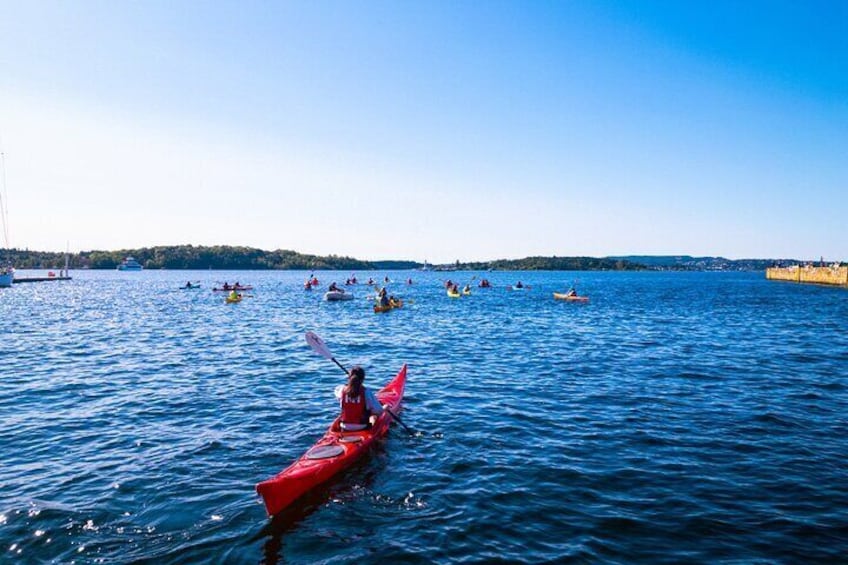 2 Hour Sea Kayak Tour on Oslofjord from Central Oslo