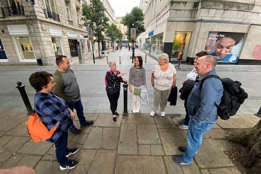 Starting off the tour in the heart of Liverpool
