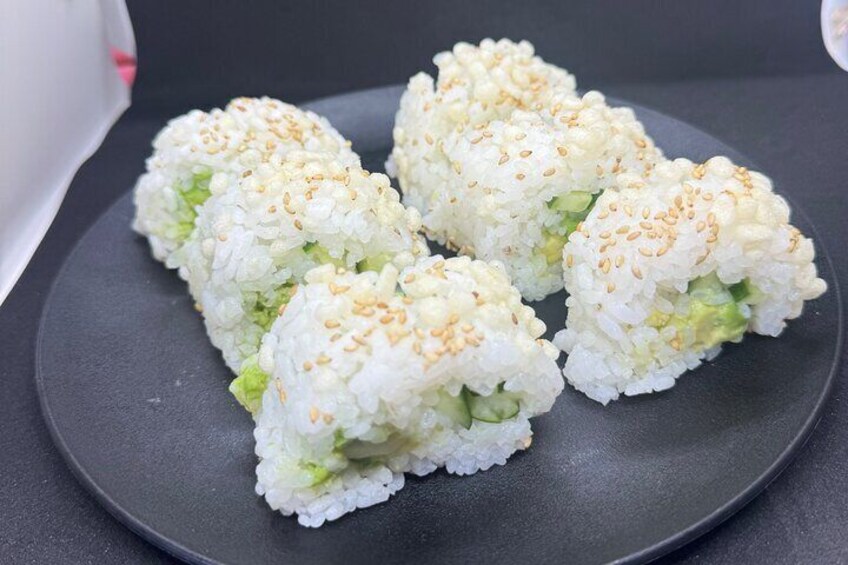 Cute Sushi Roll Cooking Class in Japan