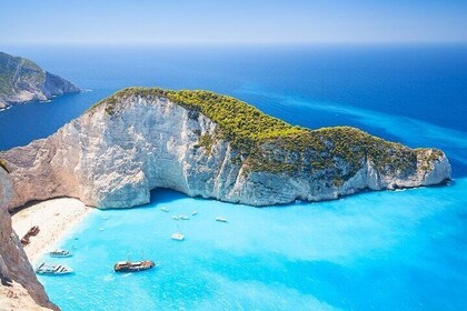 Tour Zakynthos Shipwreck,Blue Caves,Xygia Beach Excursion
