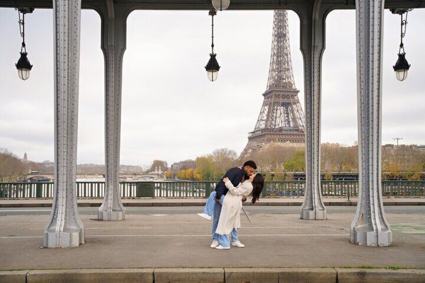 Photographer at the Eiffel Tower