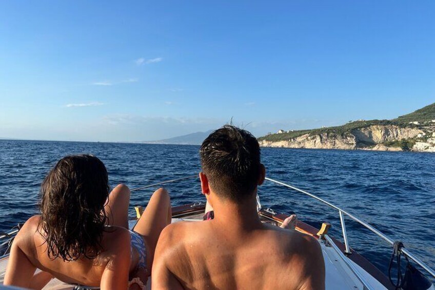 Sunset Private Boat Excursion with Aperitif from Sorrento