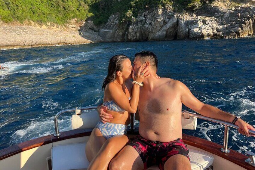 Sunset Private Boat Excursion with Aperitif from Sorrento