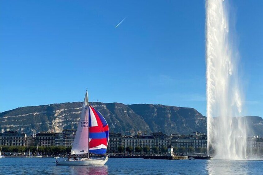 Private sailing cruise on Lake Geneva from Geneva