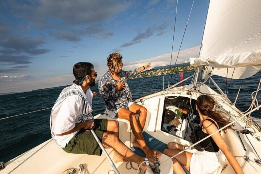 Private sailing cruise on Lake Geneva from Geneva