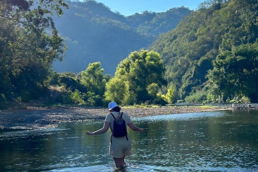 Hiking to Secret Hot Springs in the Mountain