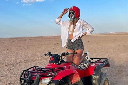 ATV Moto Safari Heldag med BBQ Lunch och Buggy Ride Hurghada