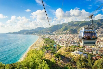 Alanya Sunset City Tour with Cable Car & Transfer by 4x4 Jeep