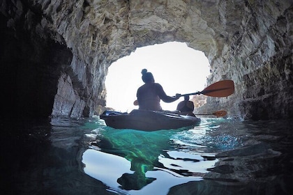 Pula: Blue Cave Kayak Tour, Snorkelling and Cliff Jumping