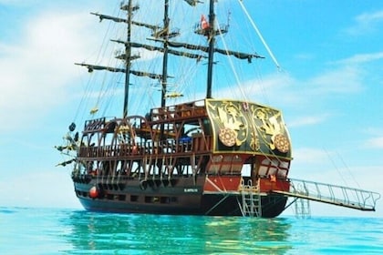 Kemer Pirate Boat Tour with BBQ Lunch & Return Transfer