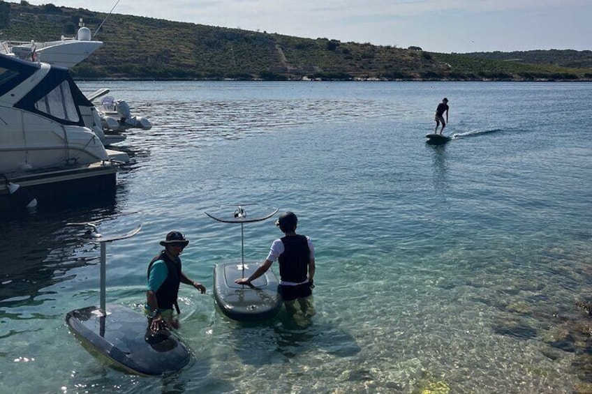 1-Hour Private E Foil Surfing Lessons in Istria