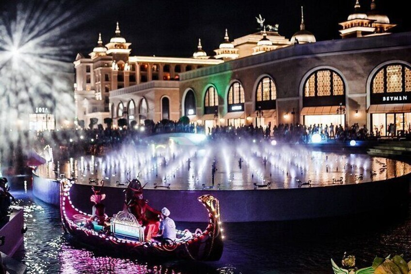 Land of Legends Night Show from Side